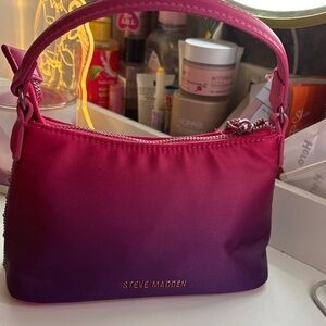 Steve Madden Fuchsia and Violet Shoulder Bag